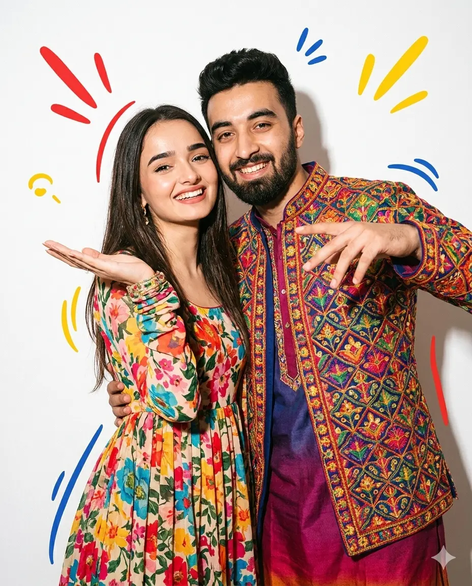 S Bollywood Dance Poster Prompt