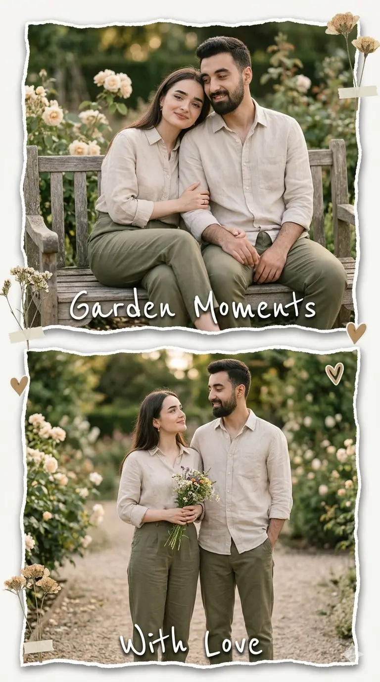 Cozy Garden Collage