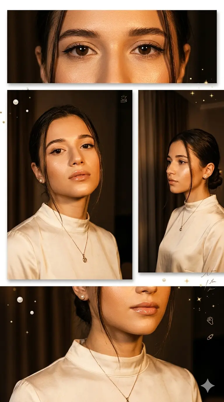 Gemini AI Photo Prompt for Girls 4 Frame Style