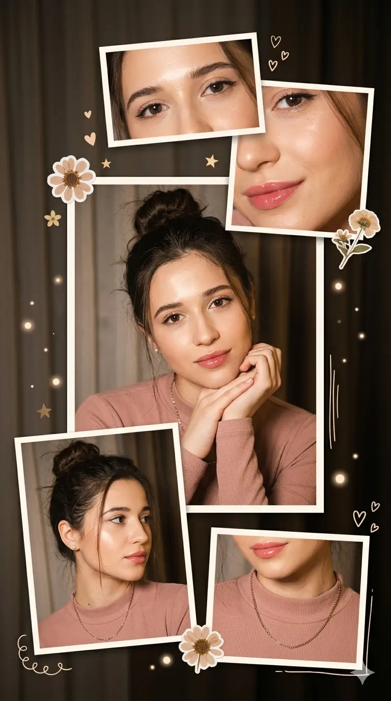 Gemini AI Photo Prompt for Girls 5 Frame Style
