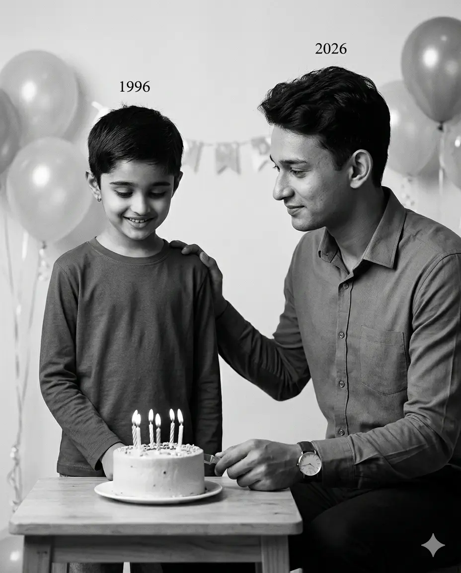 Gemini Childhood Photo Prompt Emotional Birthday