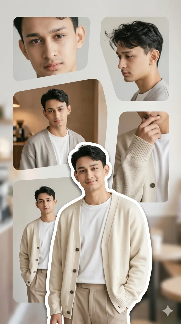 Korean Soft Boy Gemini Photo Prompt for Boys