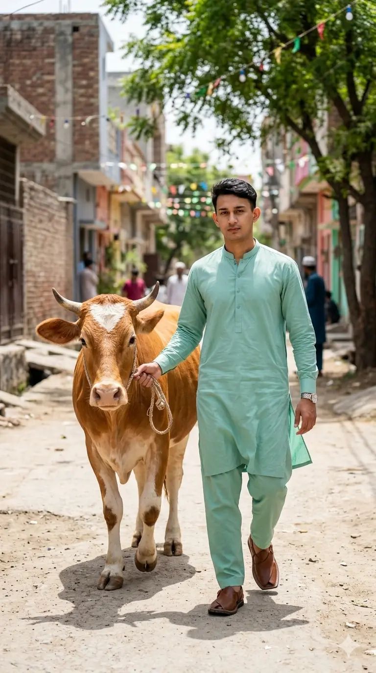 Eid Ul Adha Candid Boy Animal Street Photo Eid Street Candid