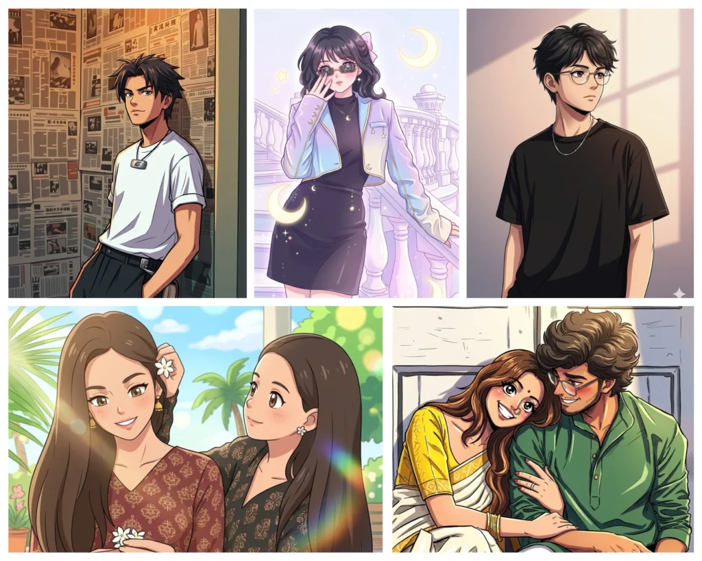 Gemini AI Anime Photo Prompts for Pokémon, Naruto And More Styles