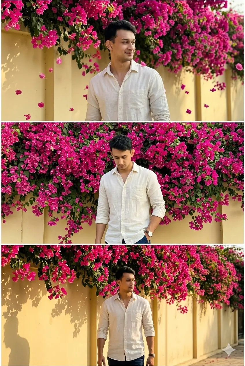 Bougainvillea Street Portrait