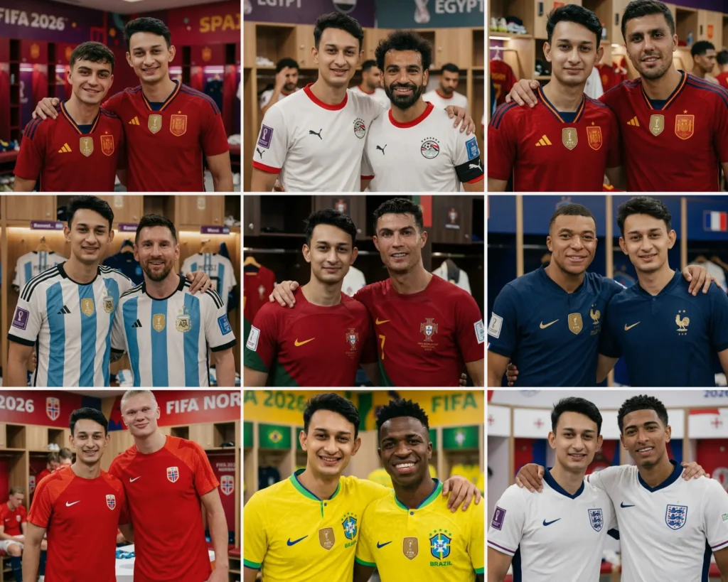 Gemini AI Boys FIFA 2026 Prompt: Stand Next to Ronaldo, Messi, and More in Your Photo