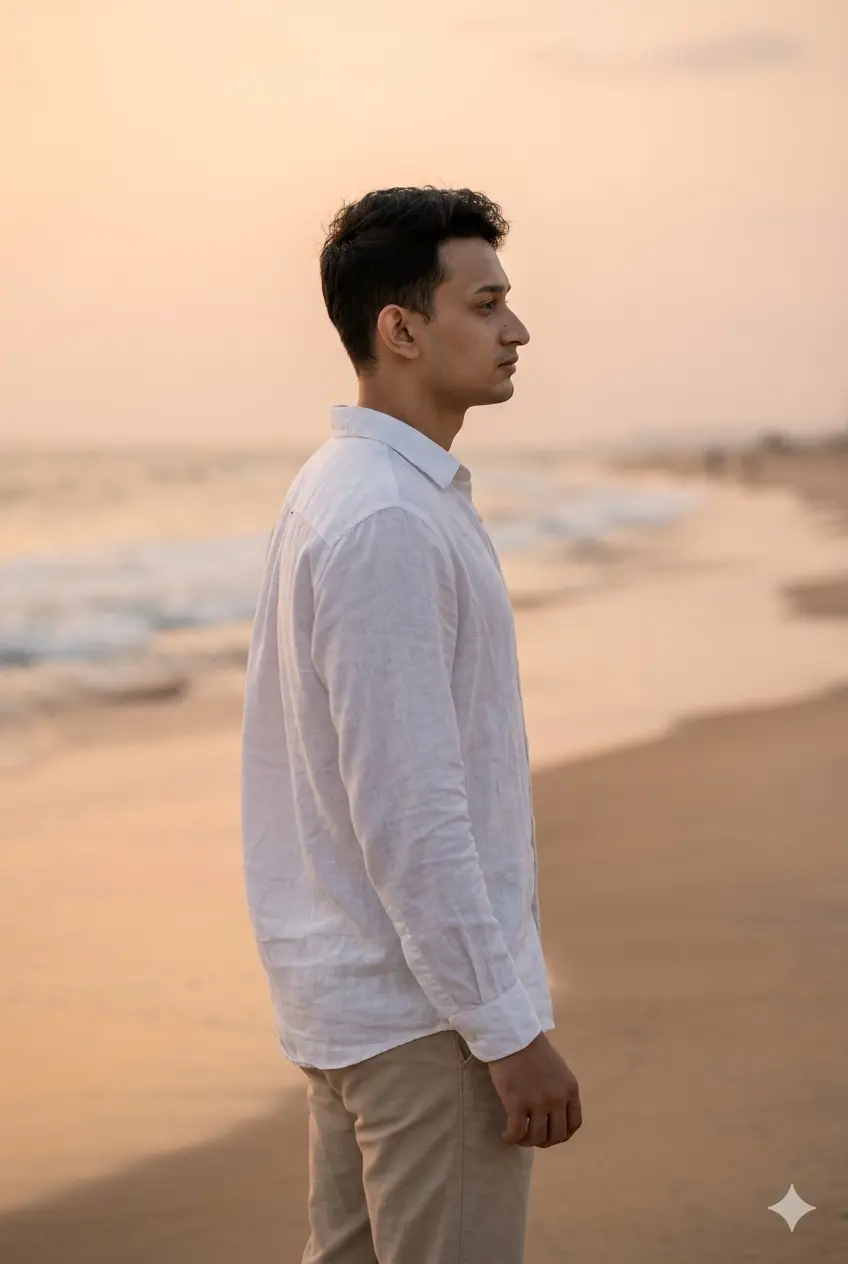 Peaceful Side Profile