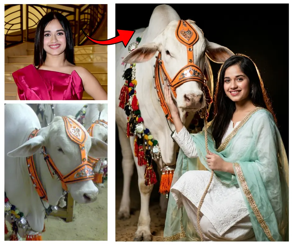 Gemini AI Girl Eid ul Adha Prompt Crouching Beside Animal Crouching Beside Animal