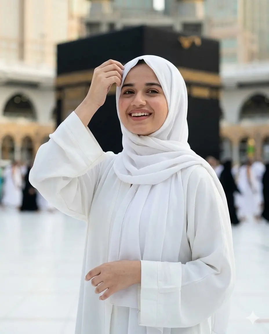 Fixing Her Hijab