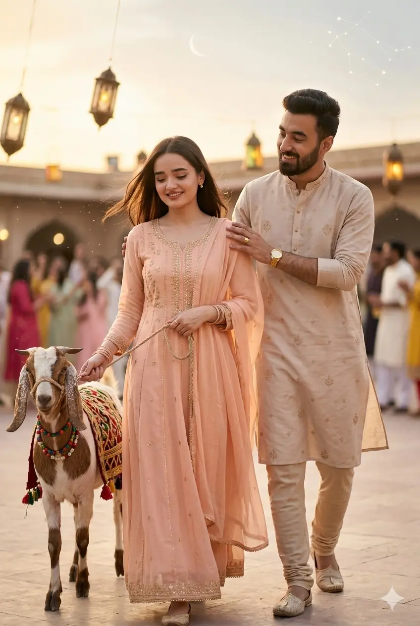 Gemini Ai Couple Photo Prompt Eid ul Adha