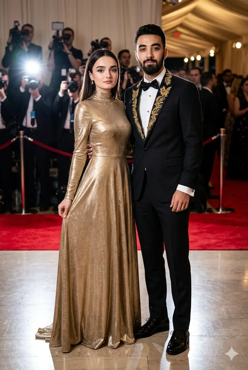 Gold & Black Couture Couple