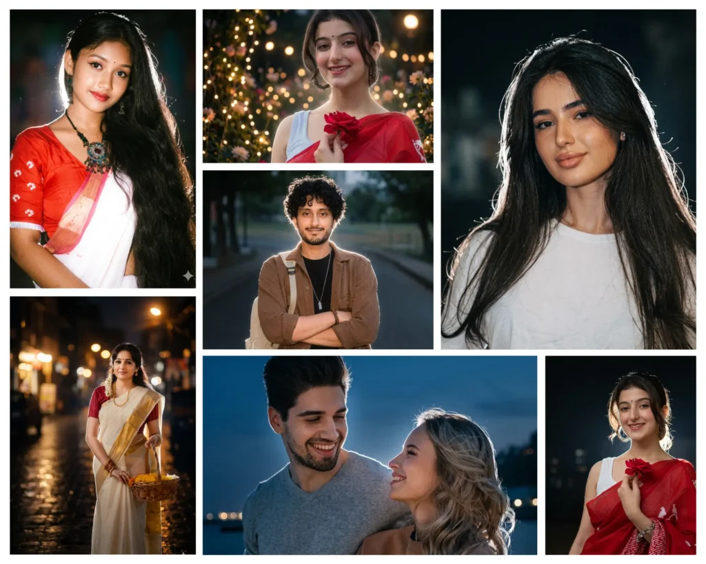 7 Trending Lofi Dusk Filter Gemini AI Photo Editing Prompts for Instagram Night Glow Portraits