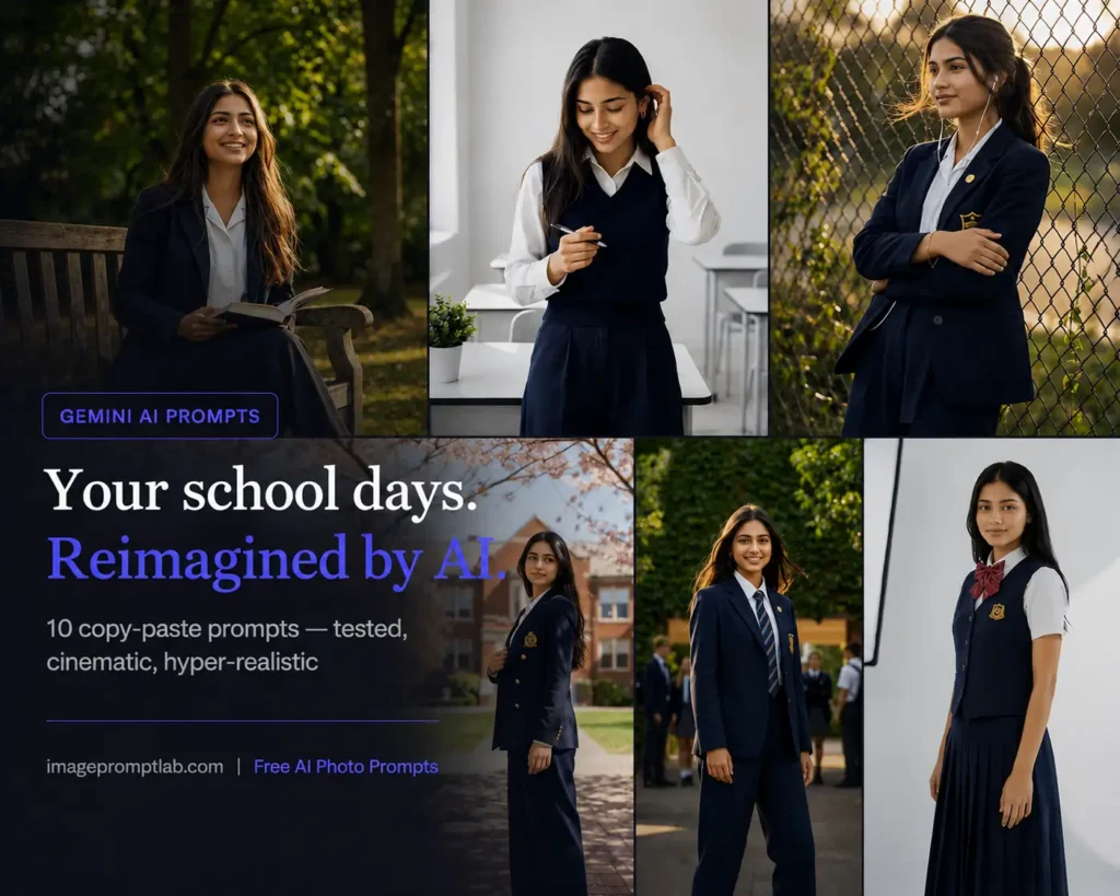 10 Gemini AI school photo prompts that actually look like real photography
