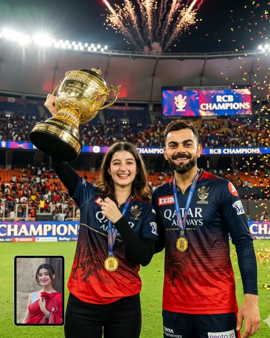 Trophy Lift with Virat Kohli