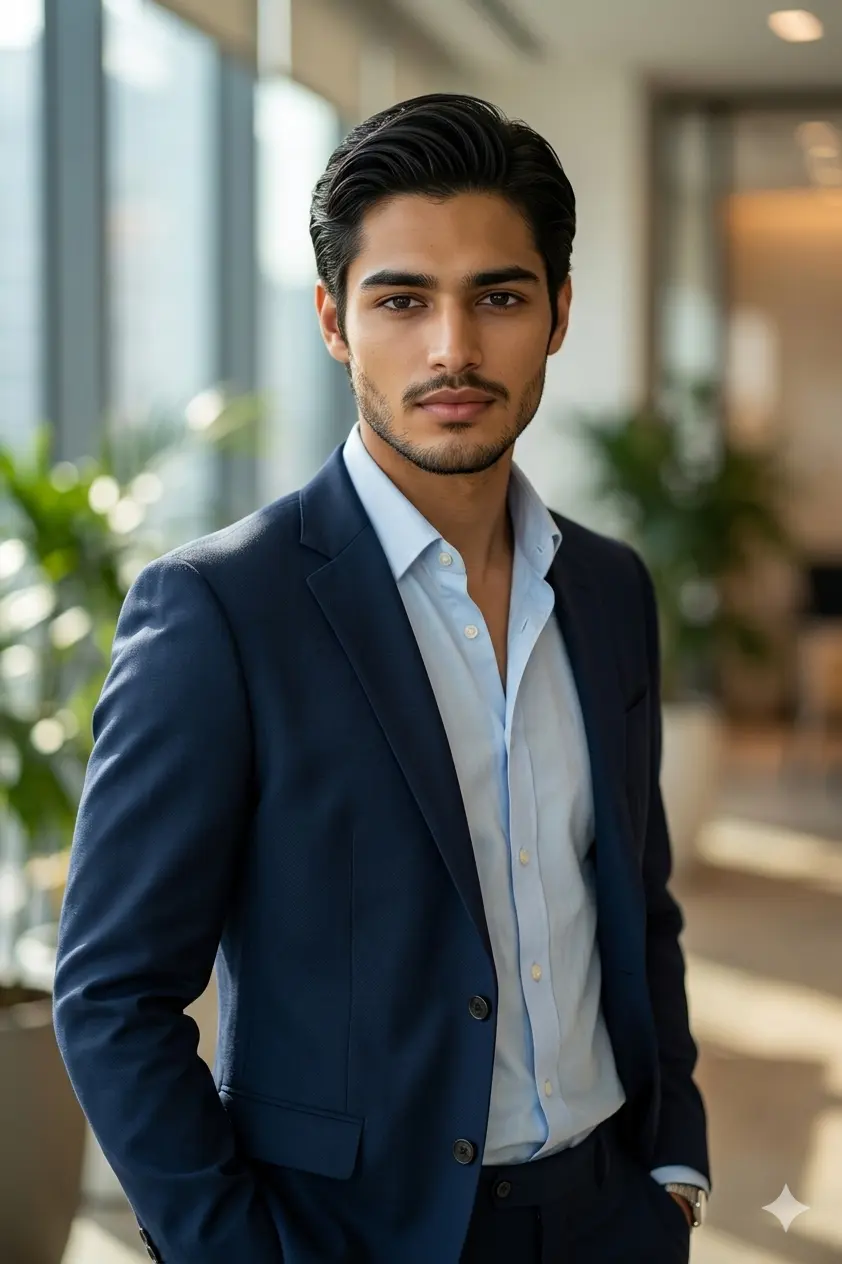 Gemini Prompt for Professional Photo: Corporate Bio Portrait