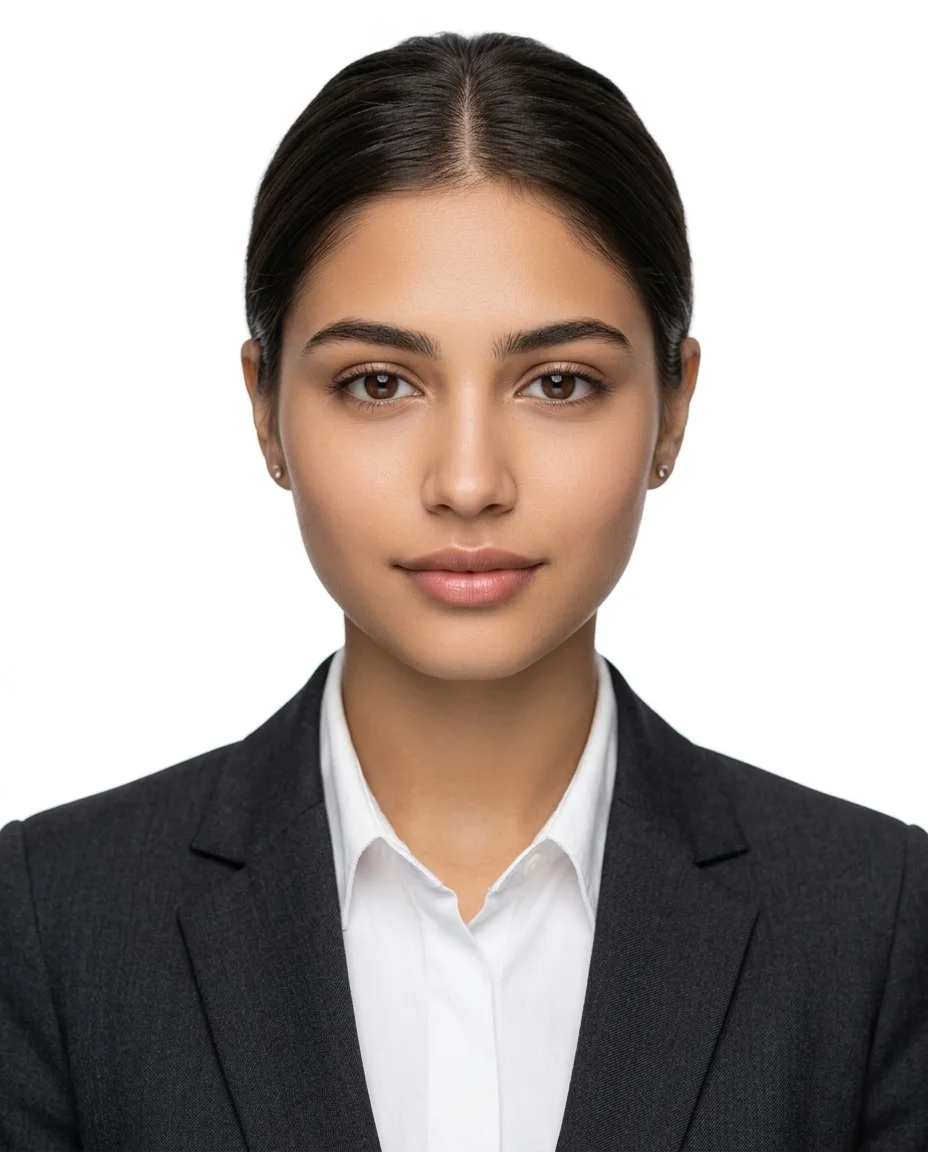 Gemini Prompt for Professional Photo: Women Resume Portrait