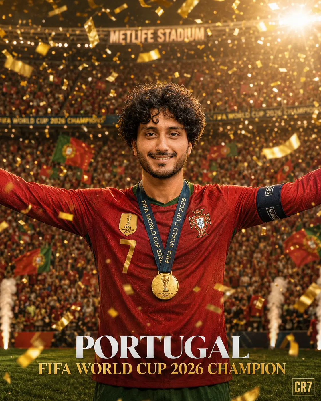 Ronaldo Style Golden Celebration Poster — ChatGPT Prompt for Fans FIFA World Cup 2026