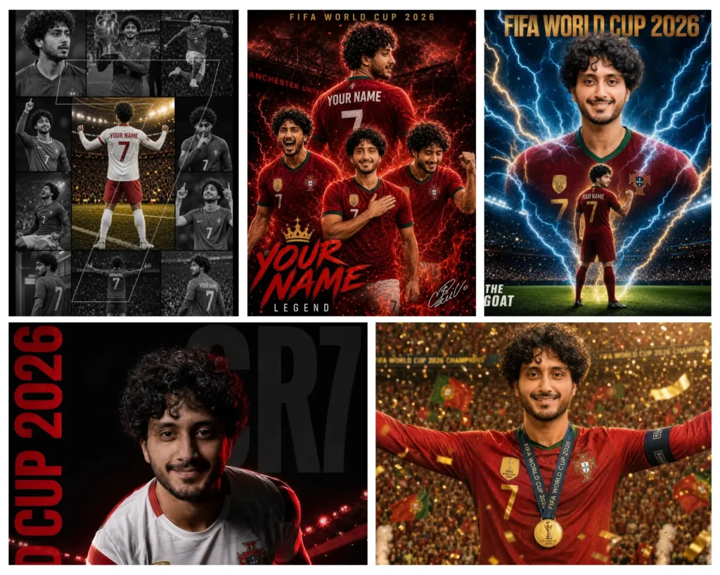 Ronaldo Style Poster Prompts for FIFA 2026: 5 ChatGPT Prompts to Turn Your Photo Into a Football Legend Poster