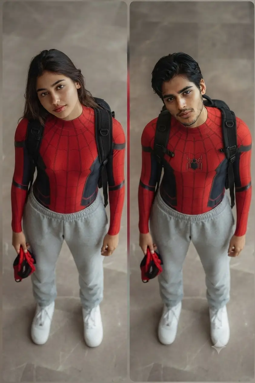 Spiderman Prompt for ChatGPT & Gemini – Top-Down Candid Suit Photo For Girls & Boys