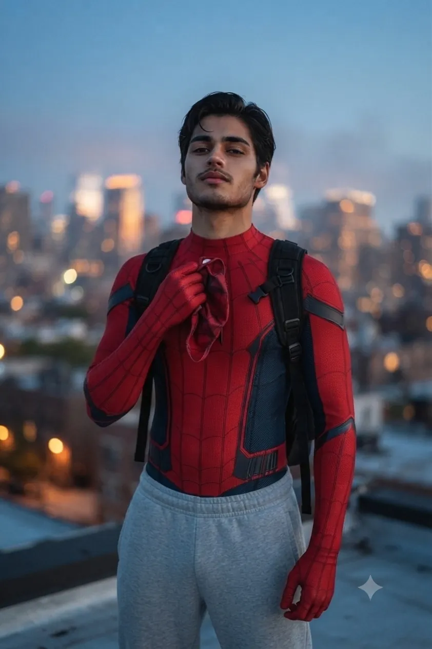 Viral Spiderman Prompt for Gemini & ChatGPT – Rooftop Photo Idea 2026