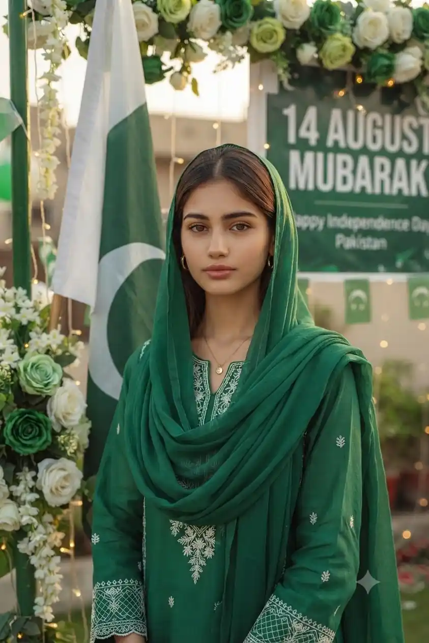 Elegant Green Traditional Look