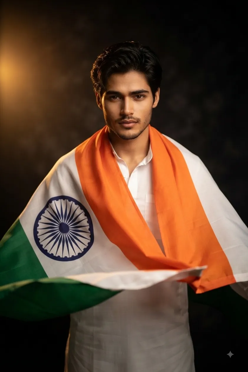 Independence Day Flag Cape Boy Studio Gemini ChatGPT Prompt 15 August Flag Cape Boy Studio Portrait – Gemini & ChatGPT Prompt