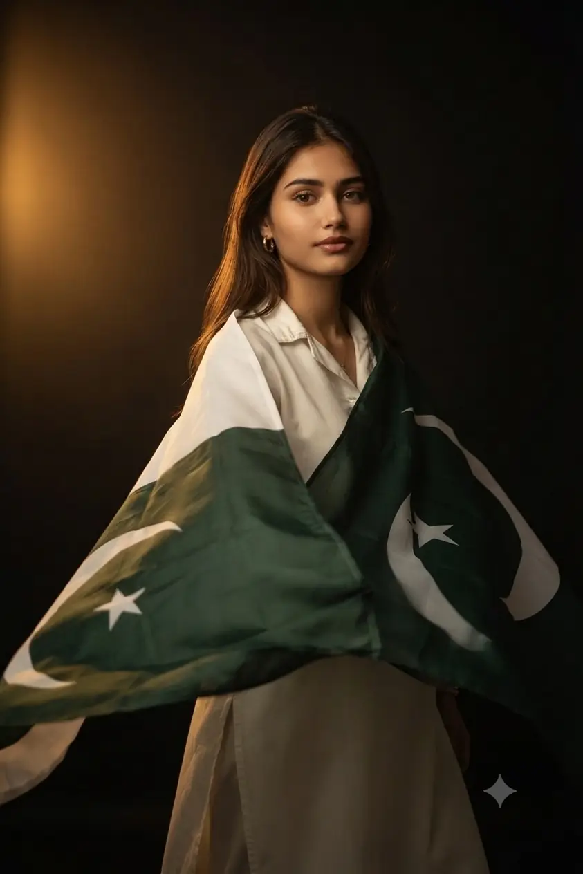 Flag Cape Studio Portrait (Golden Hour Edition)