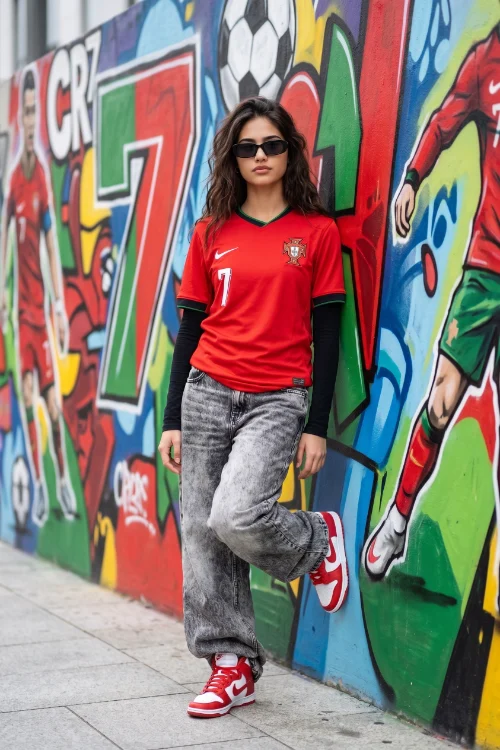 AI generated result of FIFA Jersey Gemini photo prompt