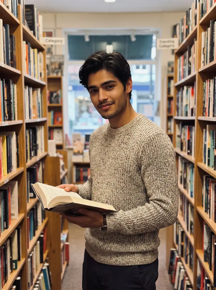 Bookstore Candid