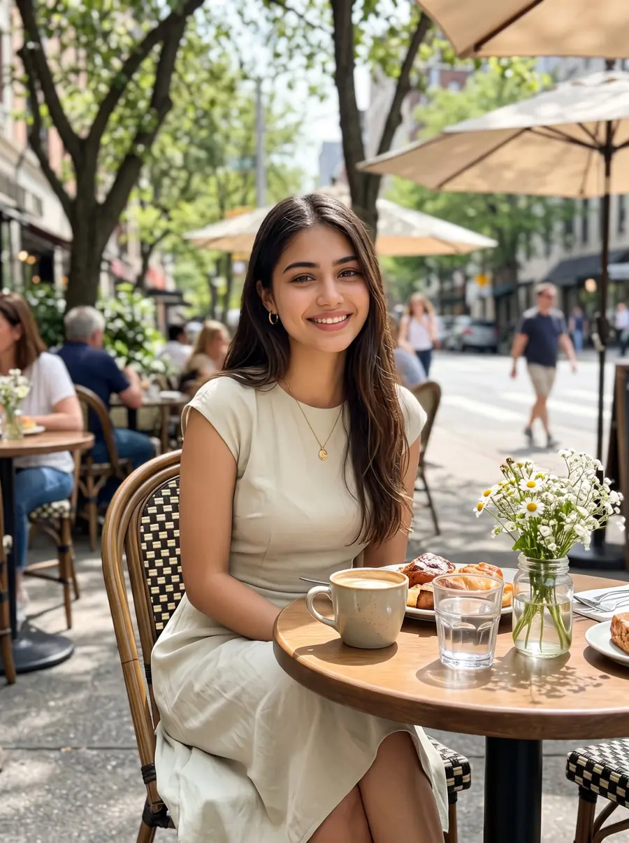 Brunch Smiling Candid