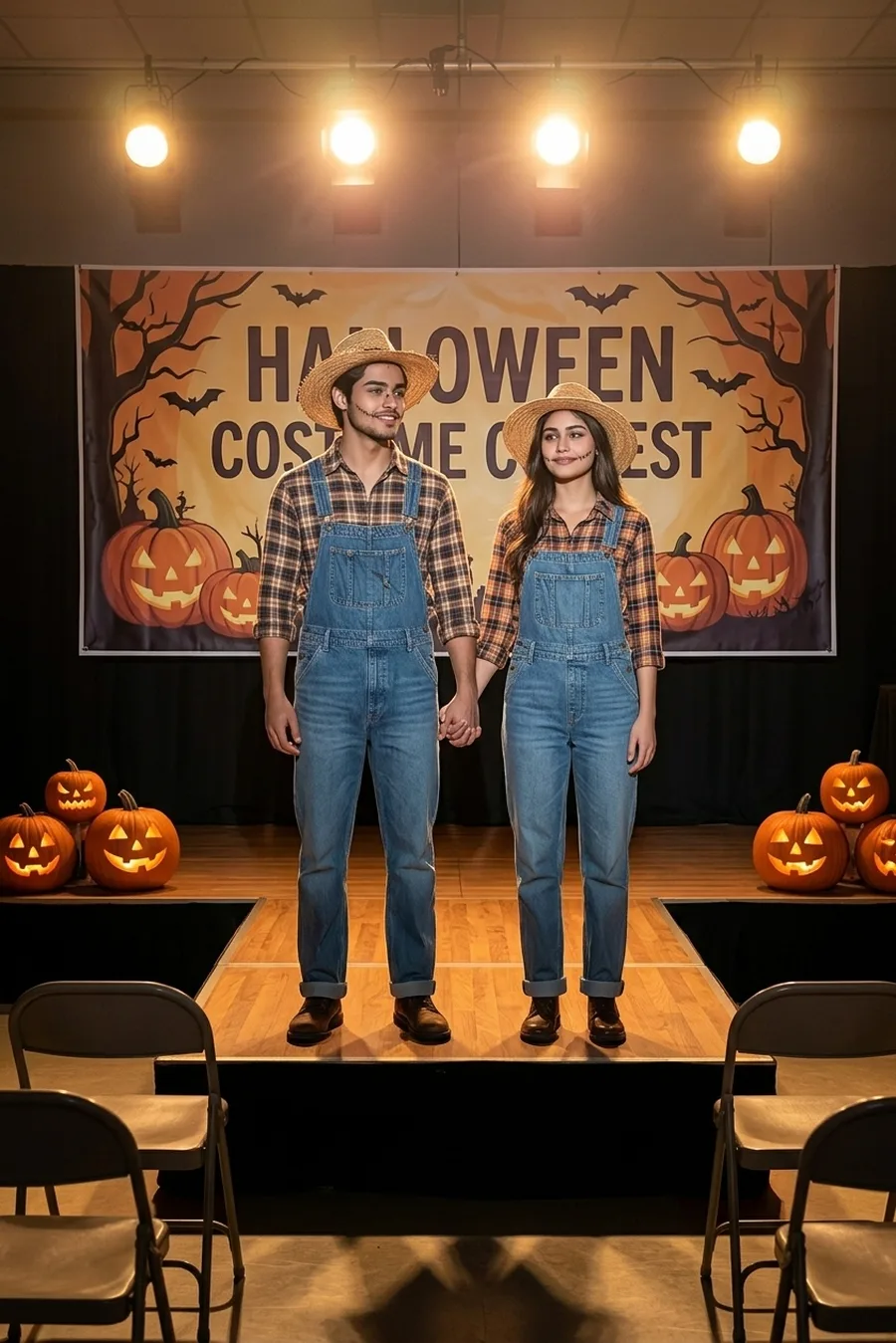 Costume Contest Couple Halloween Photo Prompt