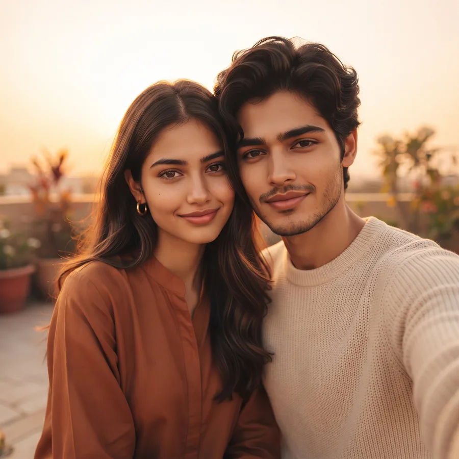 Golden Hour Couple DP
