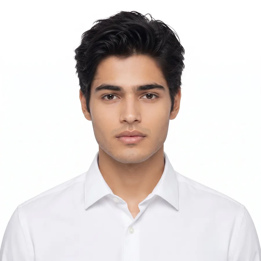 Formal Shirt Passport Photo