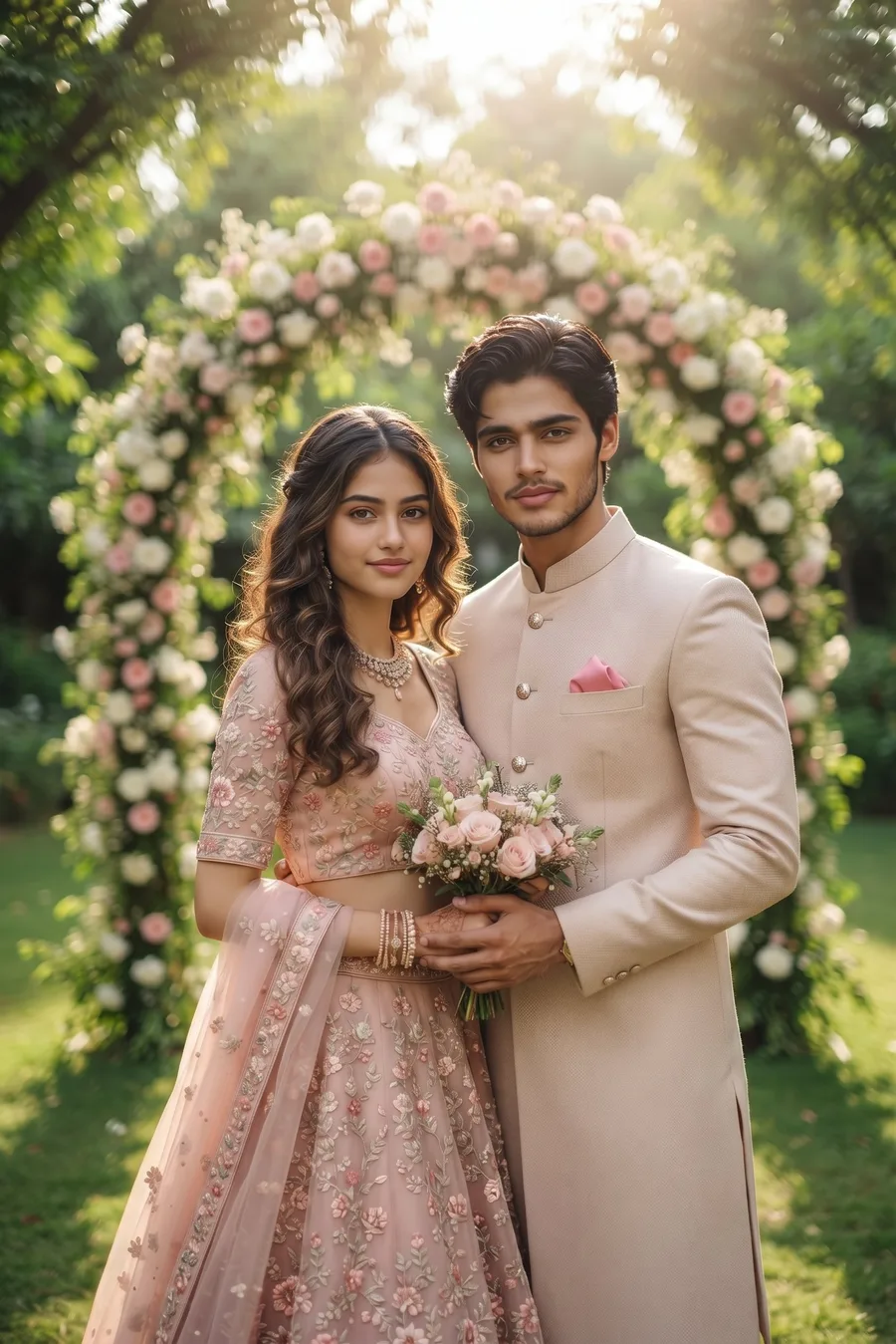 Golden Hour Pre-Wedding Look