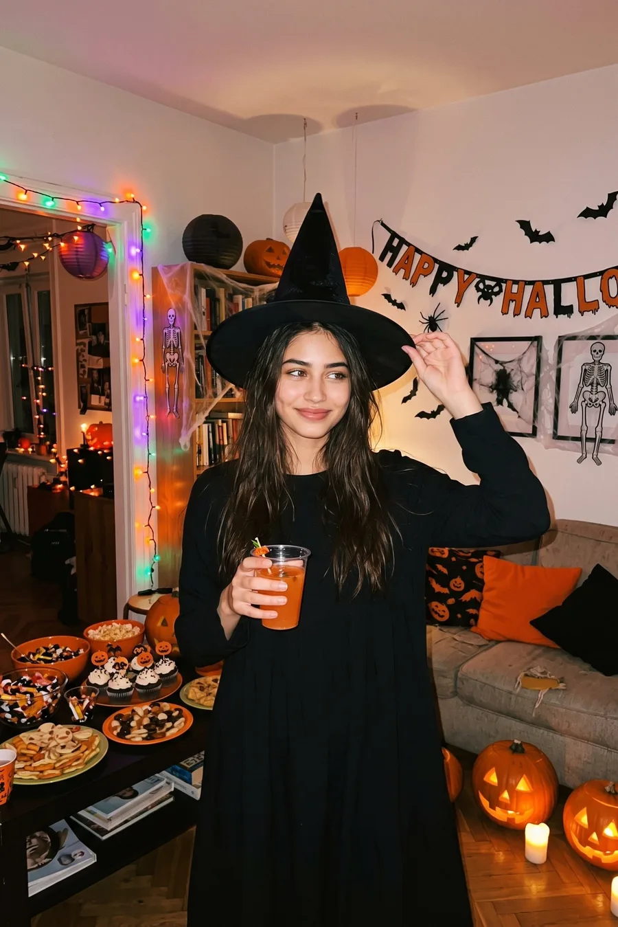 House Party Witch Halloween Photo Prompt