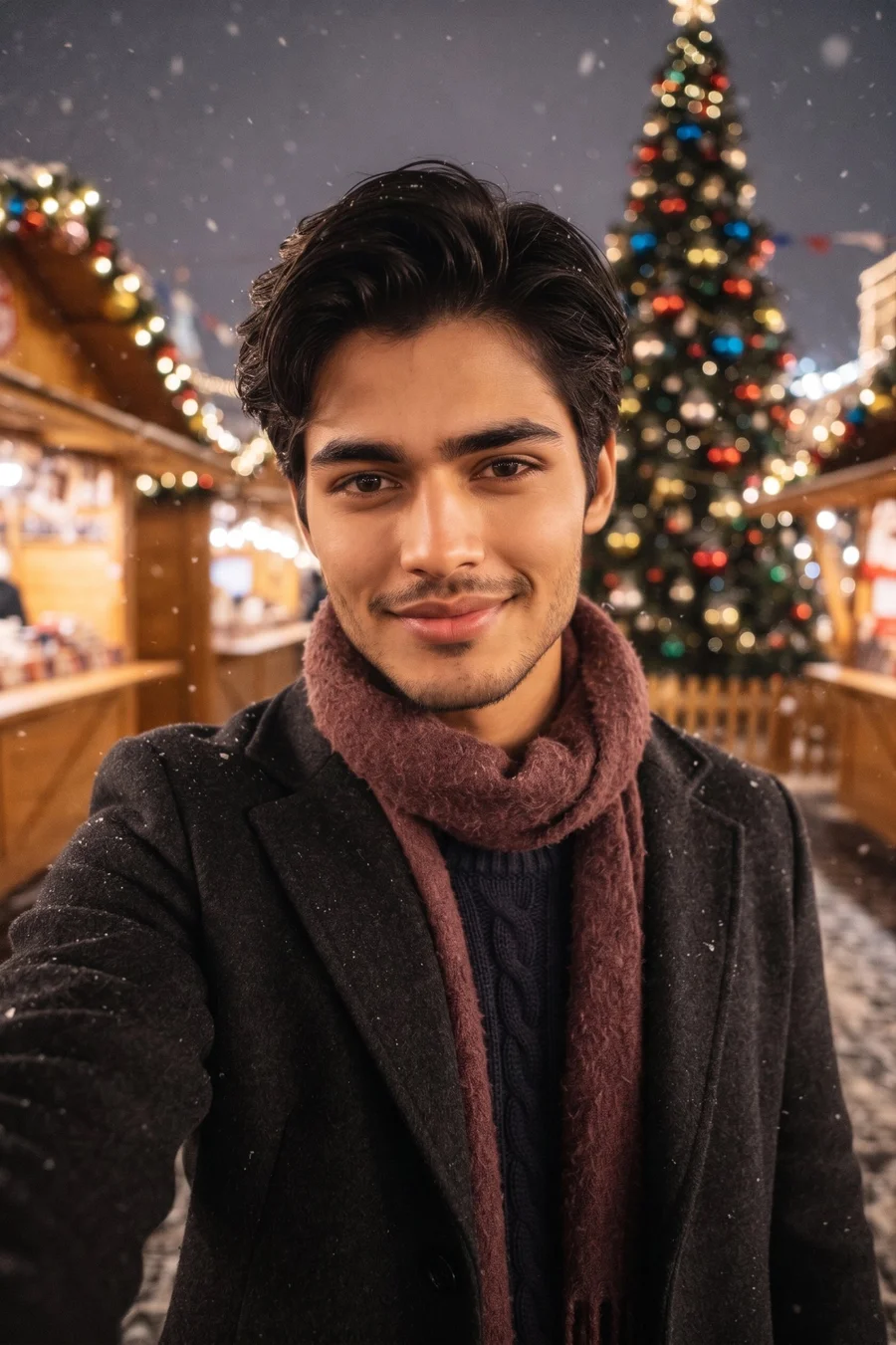 Christmas Market Selfie