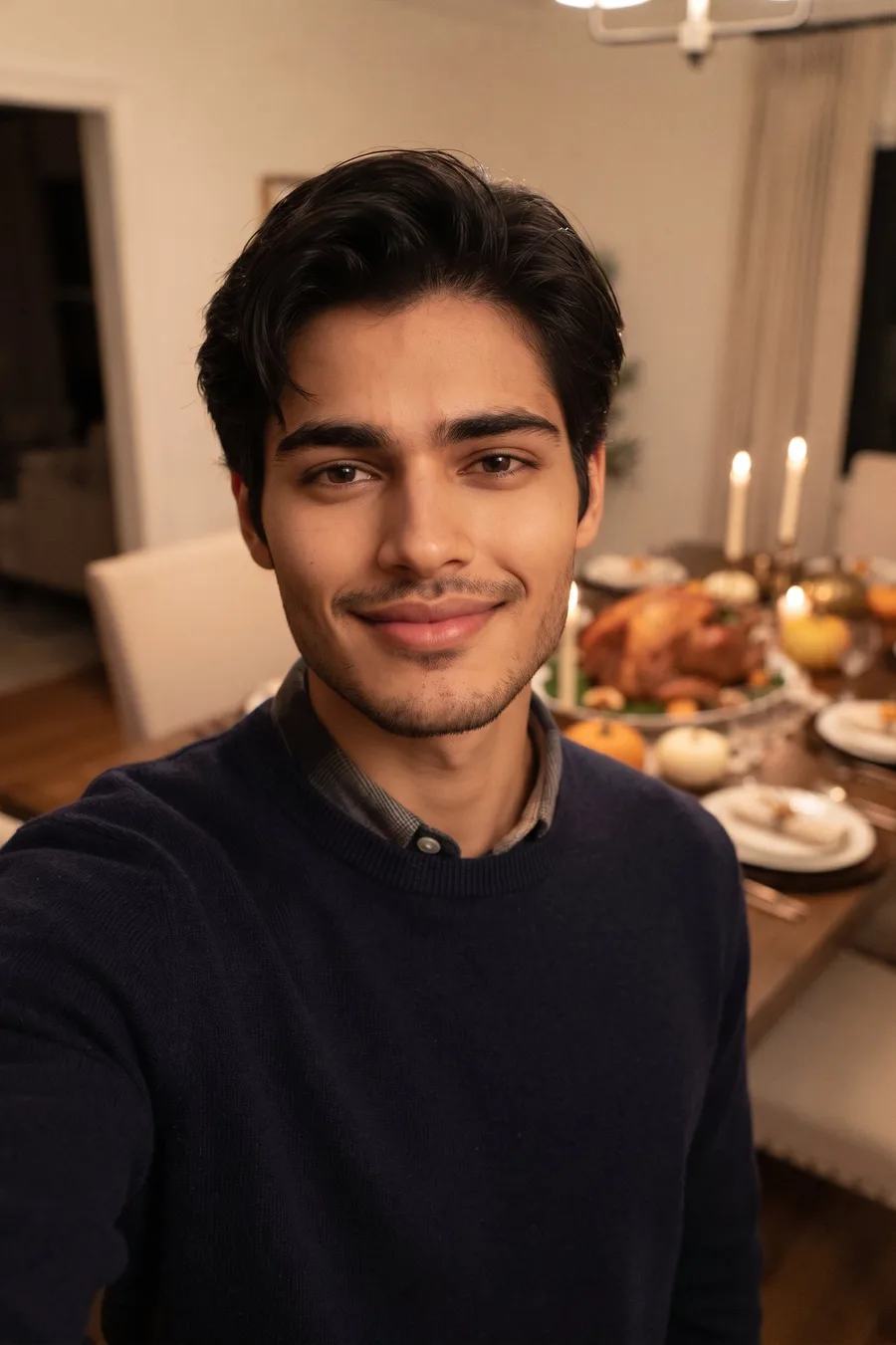 Dinner Table Selfie