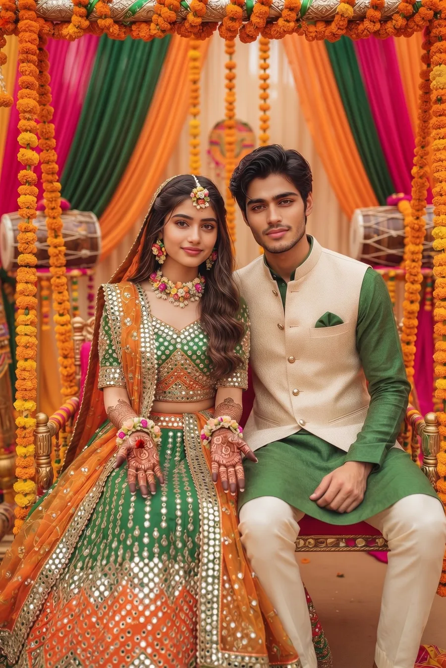 Mehndi Look