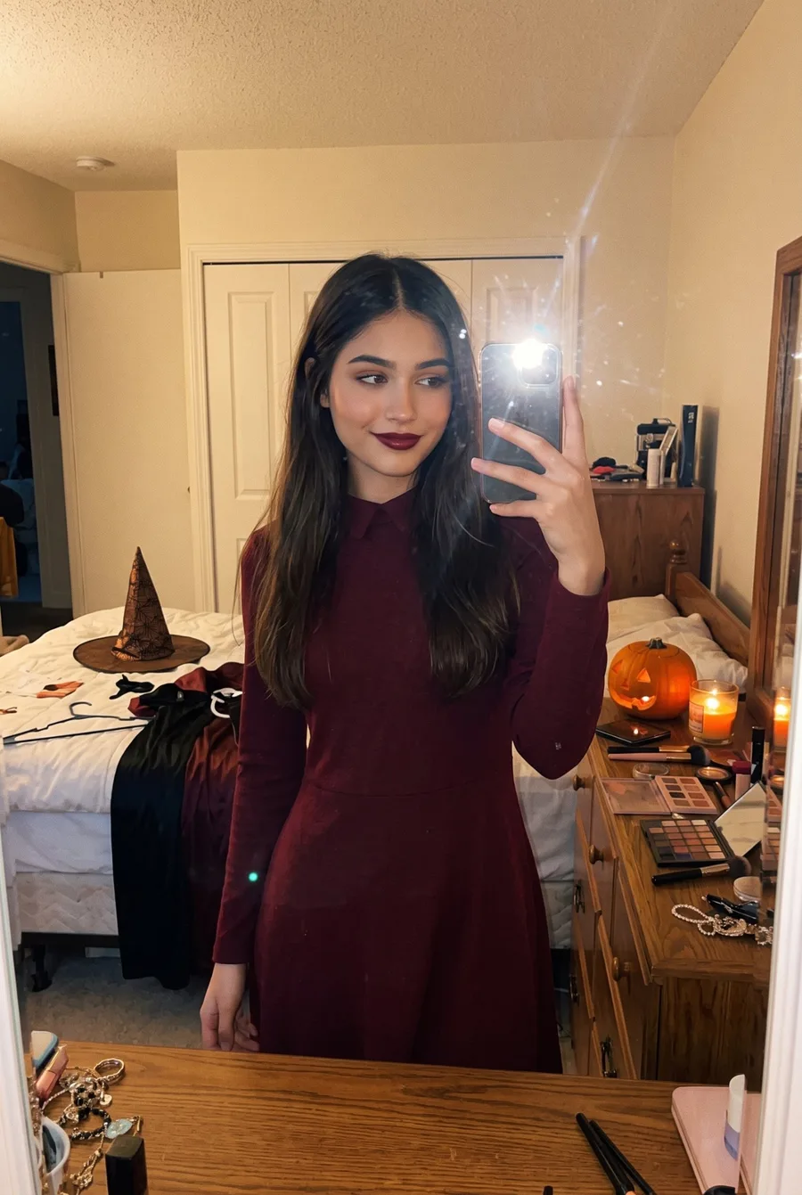 Mirror Selfie Halloween Photo Prompt