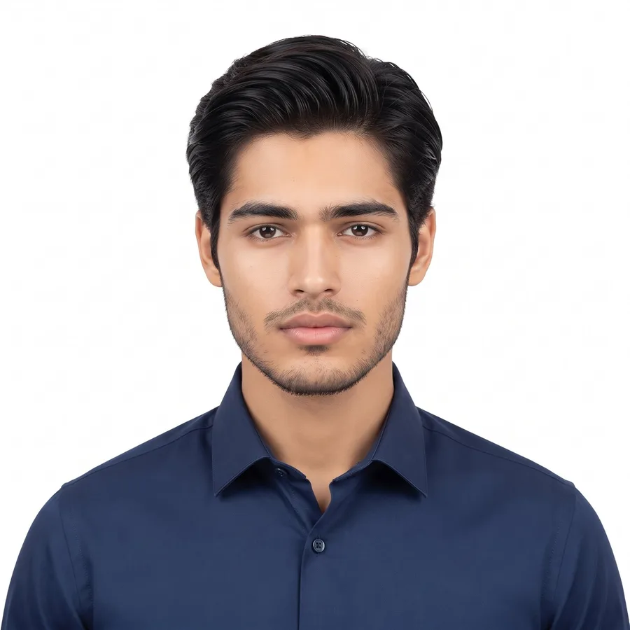 Neat Grooming Passport Photo
