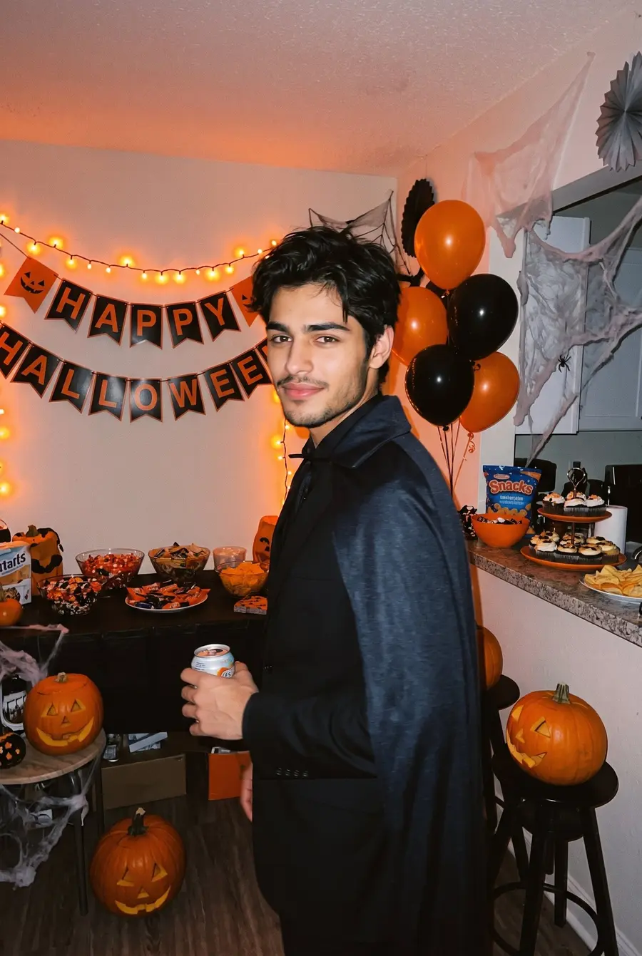 Party Vampire Halloween Photo Prompt