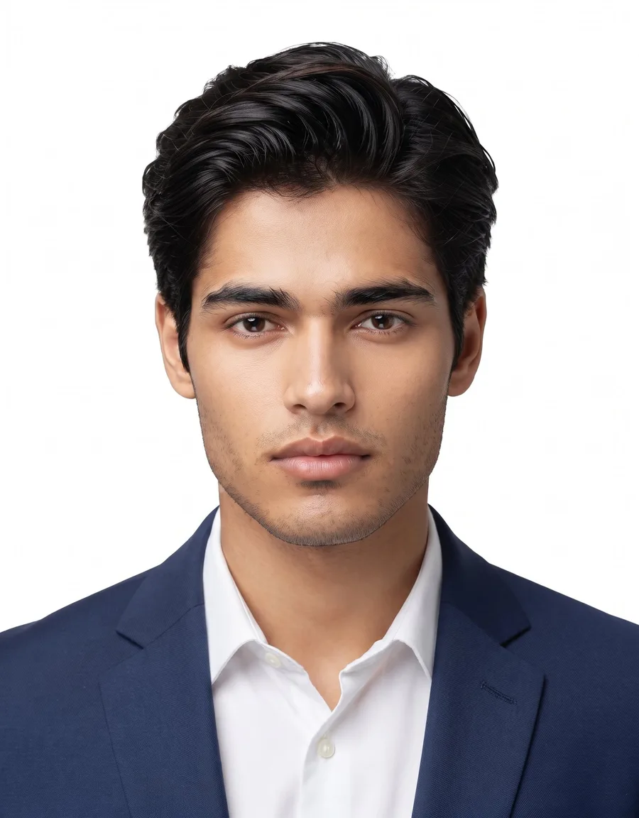 35x45mm Size Passport Photo