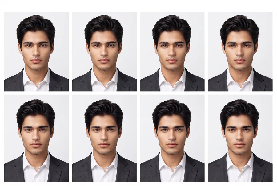 Passport Photo Print Sheet