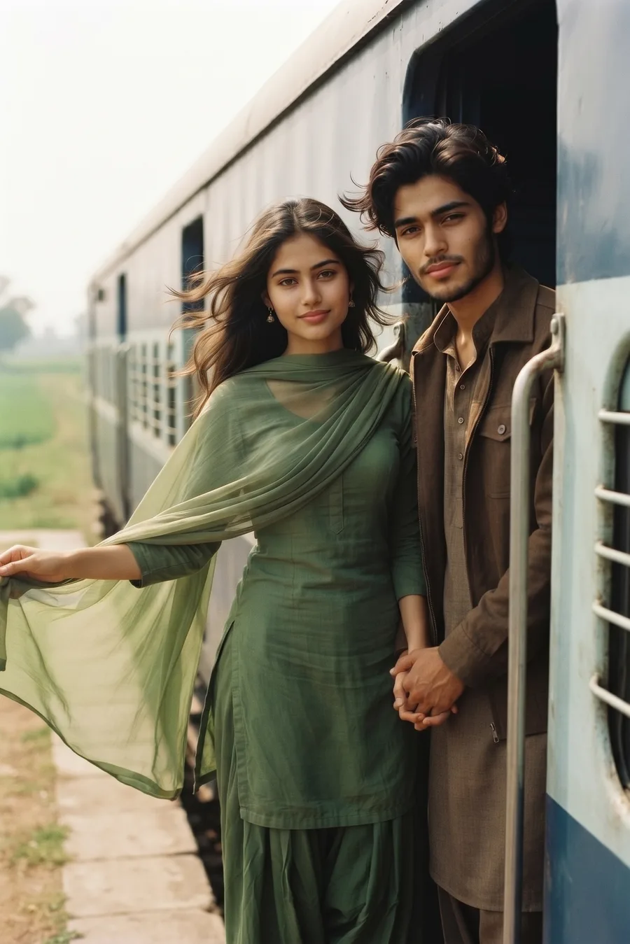 Train Romance Poster