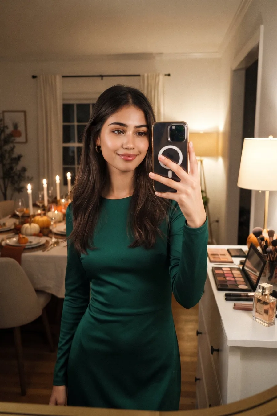 Getting Ready Mirror Selfie